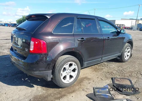2014 Ford Edge Sel from USA, damaged, VIN 2FMDK4JC4EBA62921